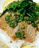 白身魚の丼ぶり♥ごまポン酢漬け☆簡単☆