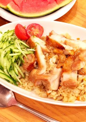 メープル風味の鶏ごぼう混ぜご飯-レシピのメイン写真