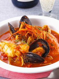 アメリカ西海岸風☆魚介のトマトスープ-レシピのメイン写真
