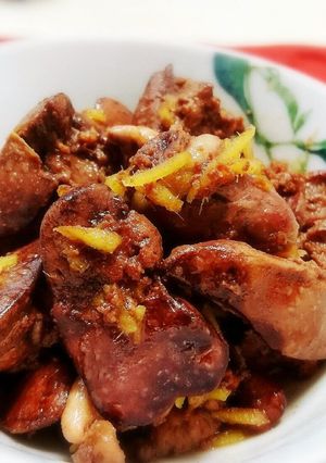 鶏レバーの生姜煮【病みつきうま塩味】♪-レシピのメイン写真