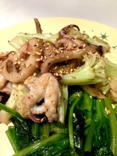 イイダコと根菜の塩レモン炒め-レシピのメイン写真