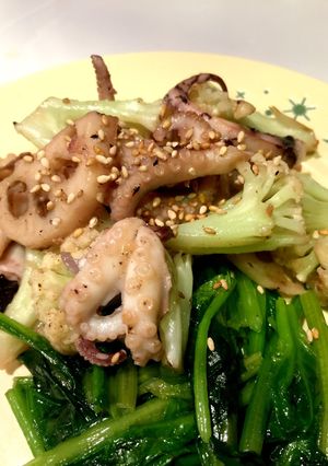 イイダコと根菜の塩レモン炒め-レシピのメイン写真