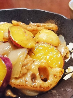 豚バラと根菜の甘酢あん炒め-レシピのメイン写真