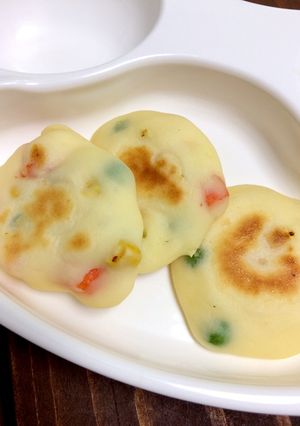 離乳食後期 米粉のホットケーキ-レシピのメイン写真