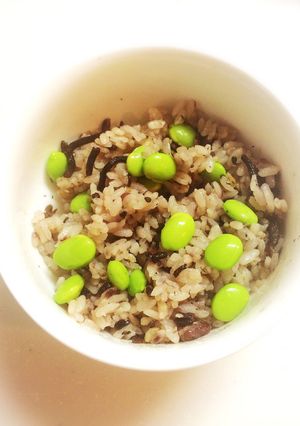 ひじきと枝豆の十五穀米ご飯-レシピのメイン写真