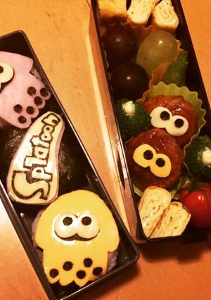 ☆スプラトゥーン イカさん キャラ弁☆-レシピのメイン写真