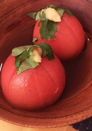 満腹ダイエット！トマトの和風マリネ-レシピのメイン写真