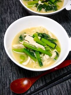 ダイエット!とろとろ☆味噌鶏にゅうめん-レシピのメイン写真