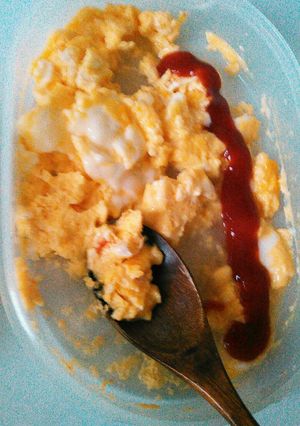 レンジでスクランブルエッグ-レシピのメイン写真