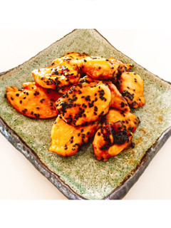 香ばしい♡ 黒ゴマ甘ダレチキン♬-レシピのメイン写真