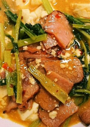 チゲ味噌風チャーシュー炒め-レシピのメイン写真