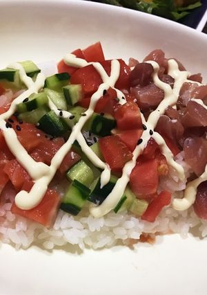 ☆ポキ丼☆-レシピのメイン写真