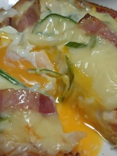 とろ卵ピザトースト-レシピのメイン写真