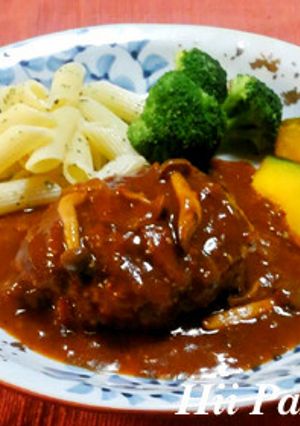 煮込みハンバーグ ロコモコ丼にも変身OK-レシピのメイン写真