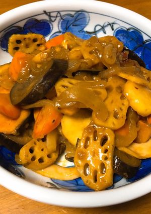 秋野菜の甘酢あん-レシピのメイン写真