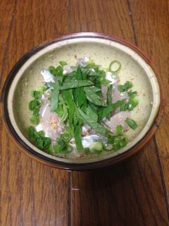 ☆☆太刀魚の塩ユッケ☆☆-レシピのメイン写真