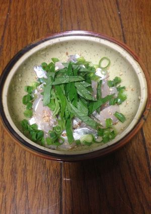 ☆☆太刀魚の塩ユッケ☆☆-レシピのメイン写真