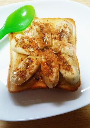簡単美味❗シナモンバナナトースト-レシピのメイン写真