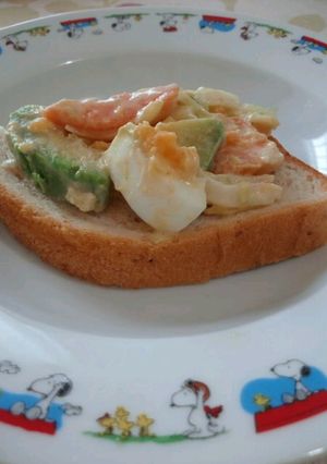 スモークサーモン&アボカドサンド-レシピのメイン写真
