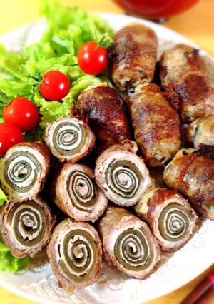 お弁当にも！コロコロソテーの肉巻き昆布-レシピのメイン写真