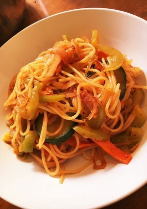 簡単 ナポリタン-レシピのメイン写真