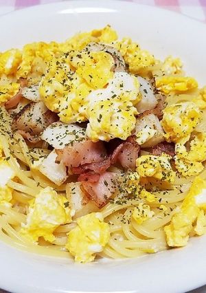 クリームパスタ風☆もやしナムルリメイク!-レシピのメイン写真