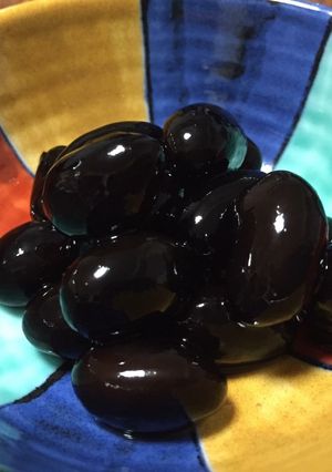 しわが寄らない！ふっくらつやつや黒豆煮-レシピのメイン写真