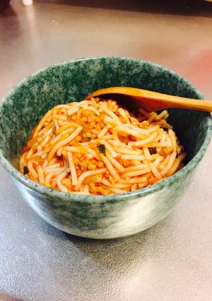 離乳食☆’’米粉’’パスタでミートスパ♡-レシピのメイン写真