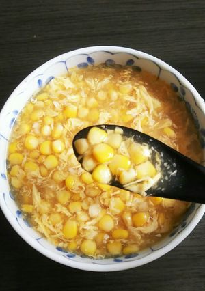 卵とコーンのとろ➰り中華風スープ-レシピのメイン写真