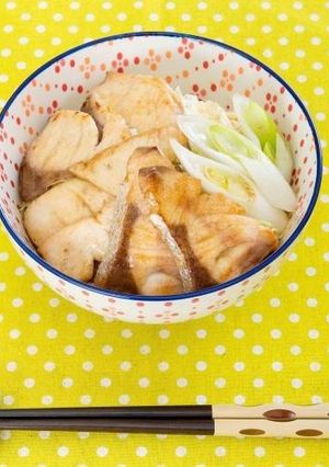 ぶりのめんつゆバター丼-レシピのメイン写真