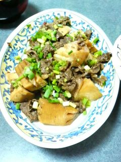 牛肉と筍の煮物-レシピのメイン写真