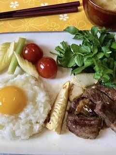 目玉焼き風ふわふわTKG-レシピのメイン写真