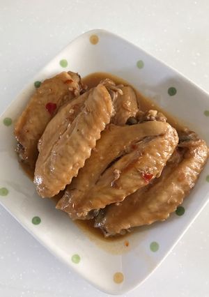 鶏手羽先・手羽中の辛味噌煮-レシピのメイン写真