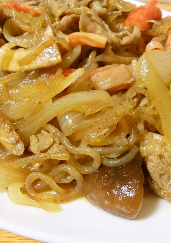 すき焼き風炒め物-レシピのメイン写真