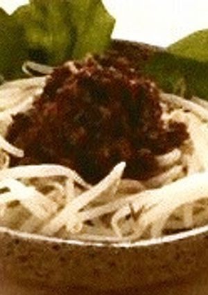 クジラの中華風もやしかけ-レシピのメイン写真