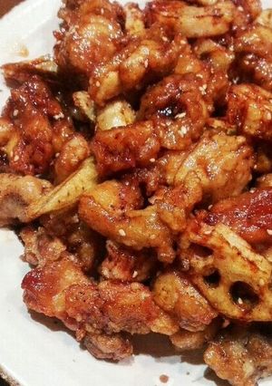 鶏と根菜のあまから。-レシピのメイン写真
