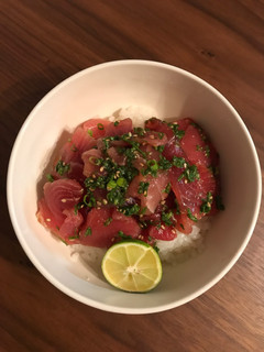酢橘マグロ丼-レシピのメイン写真