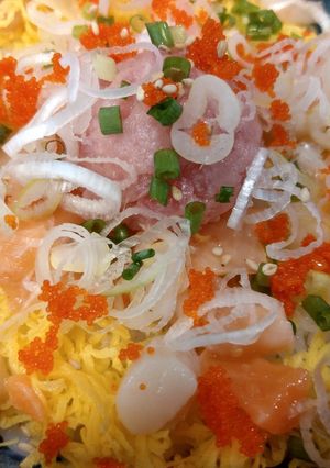 水素料理 (美容水素) チラシ寿司-レシピのメイン写真