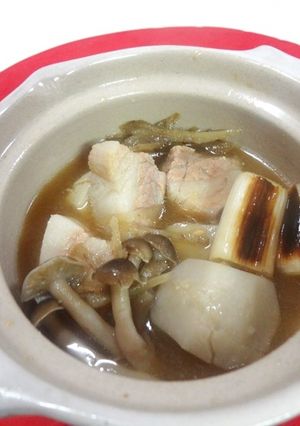 豚の角煮の味噌鍋-レシピのメイン写真