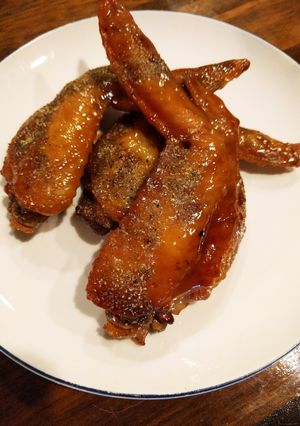 山椒が香る鳥手羽の照り焼き-レシピのメイン写真
