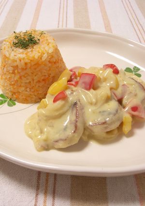 豚ヒレ肉のホワイトカレーソース♪-レシピのメイン写真