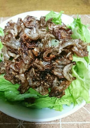 レタス半玉イケる！豚軟骨のカリカリ焼き-レシピのメイン写真