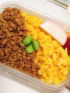鶏のそぼろ丼-レシピのメイン写真