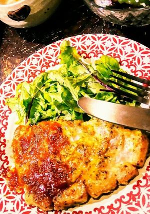 ガッツリでジューシー「豚肉のピカタ」-レシピのメイン写真