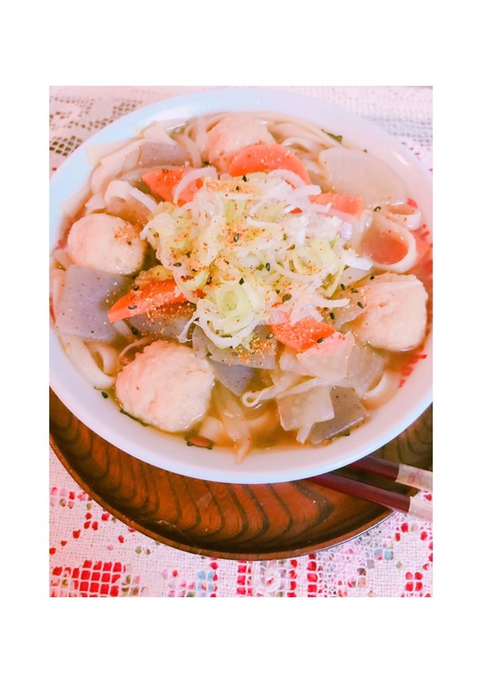 簡単！ほうとう風きしめん！-レシピのメイン写真