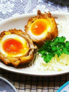 卵がとろーん、スコッチエッグ風-レシピのメイン写真