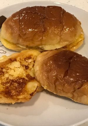 ロールパンで、フレンチトースト！作った。-レシピのメイン写真