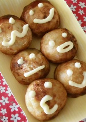お絵かき♪たこ焼き！-レシピのメイン写真