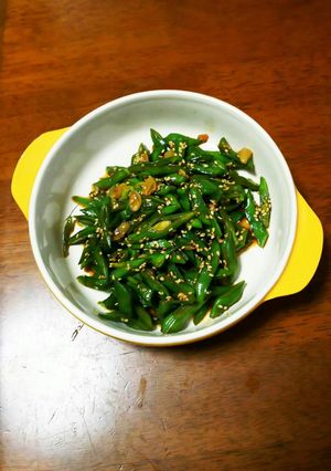 インゲンの梅胡麻和え-レシピのメイン写真