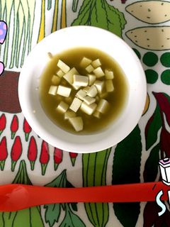 離乳食 中期~トロトロ豆腐とほうれん草~-レシピのメイン写真